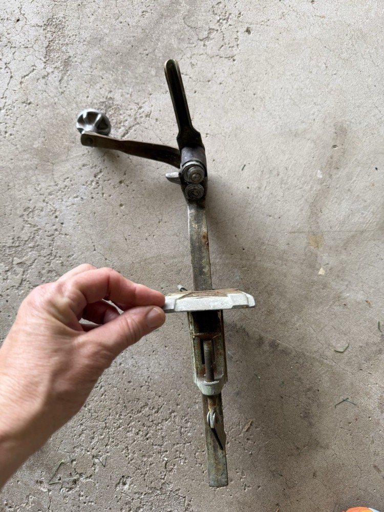 Vintage Hand Crank Vice