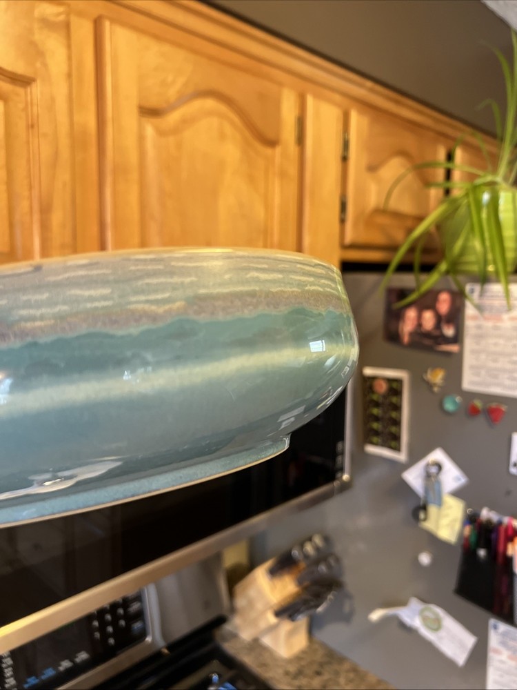 DENBY AZURE COAST SERVING BOWL 9.5”