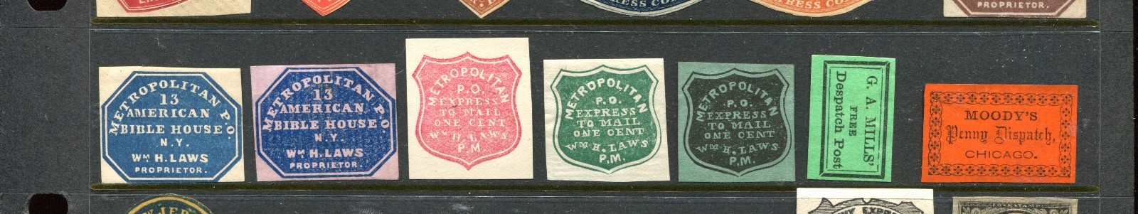 Lot of 58 Local Stamps Bogus & Forgery & Reprint & More BX6911