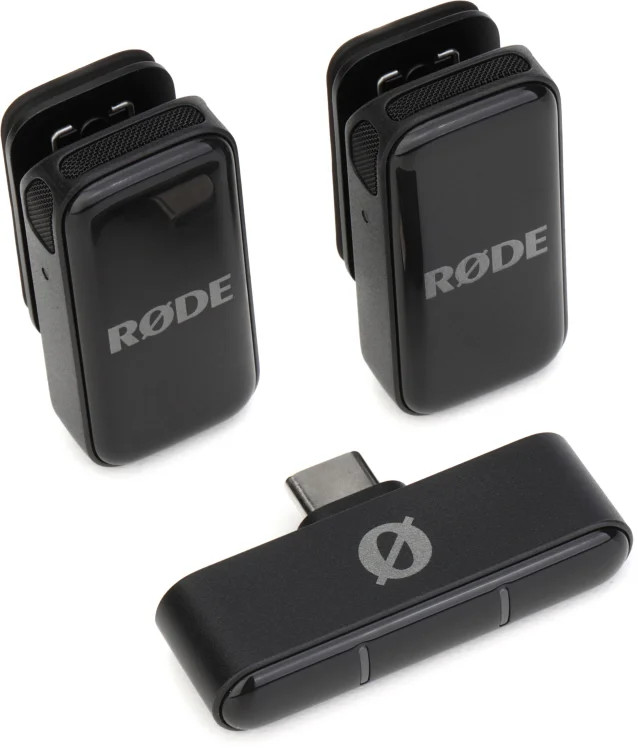 Rode Wireless Micro Microphone Kit - USB-C, Black