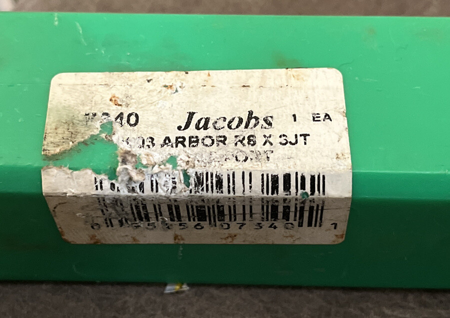 JACOBS 7340DN Milling Cutter Arbor
