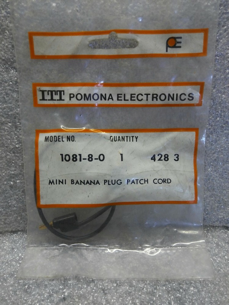 ITT POMONA ELECTRONICS Mini Banana Plug