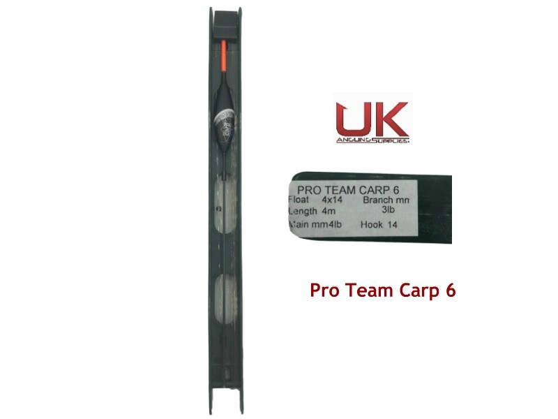 Lineaffe Pro Team Carp Complete Pole Rigs - 6-10