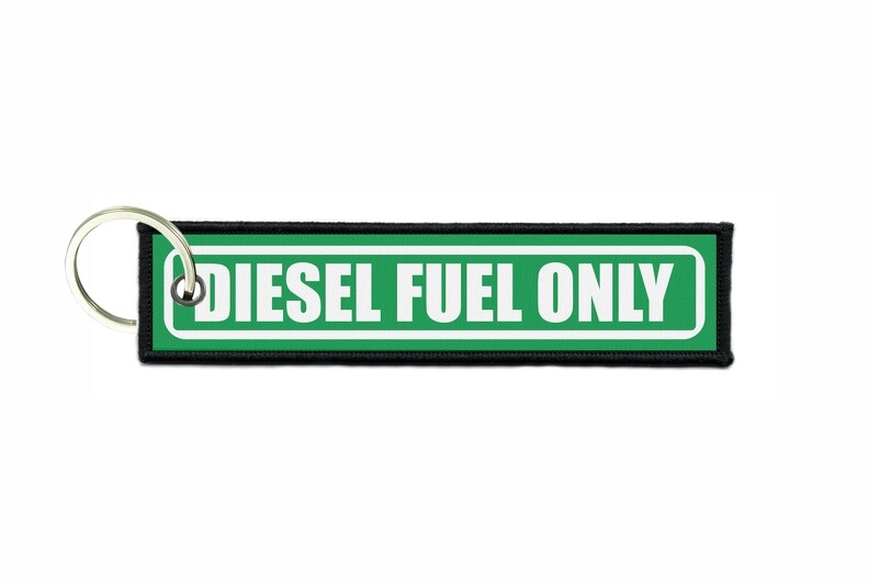 Aviation Keychain Car Diesel Fuel Only R2