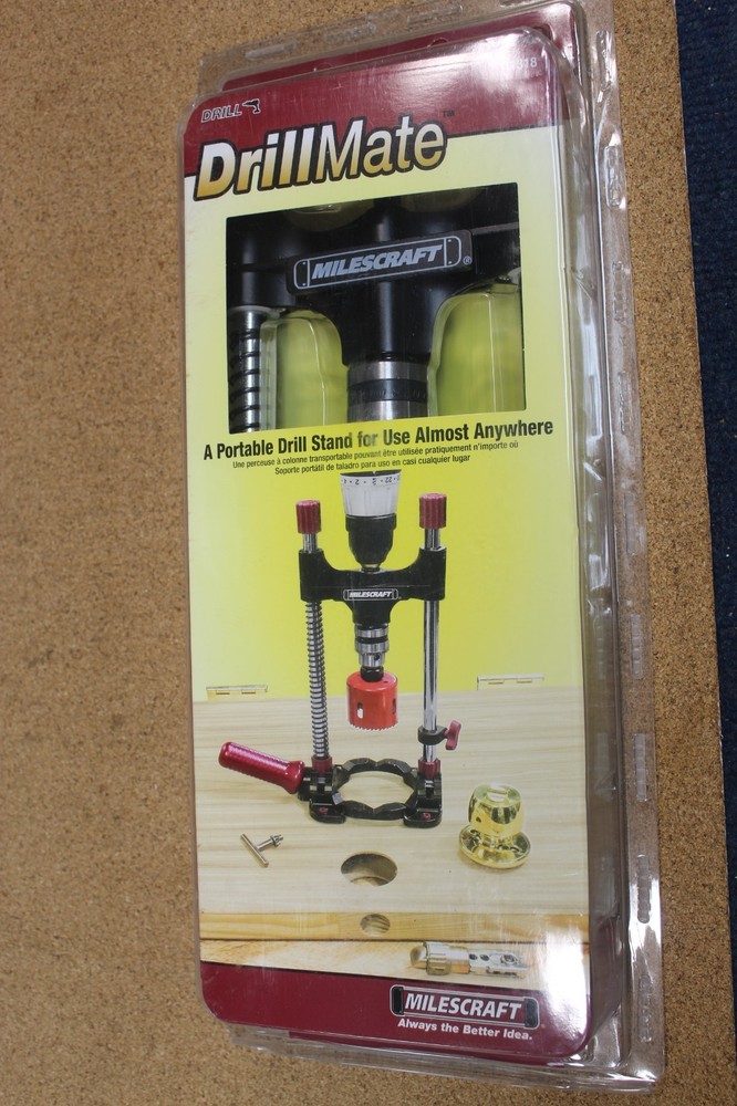 NEW Milescraft 1318 DrillMate Portable Drill Press Guide Jig MultiAngle Settings