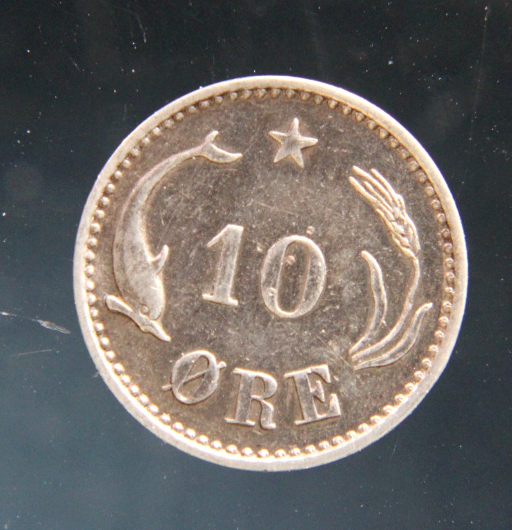 Denmark 10 Ore 1899 Silver coin