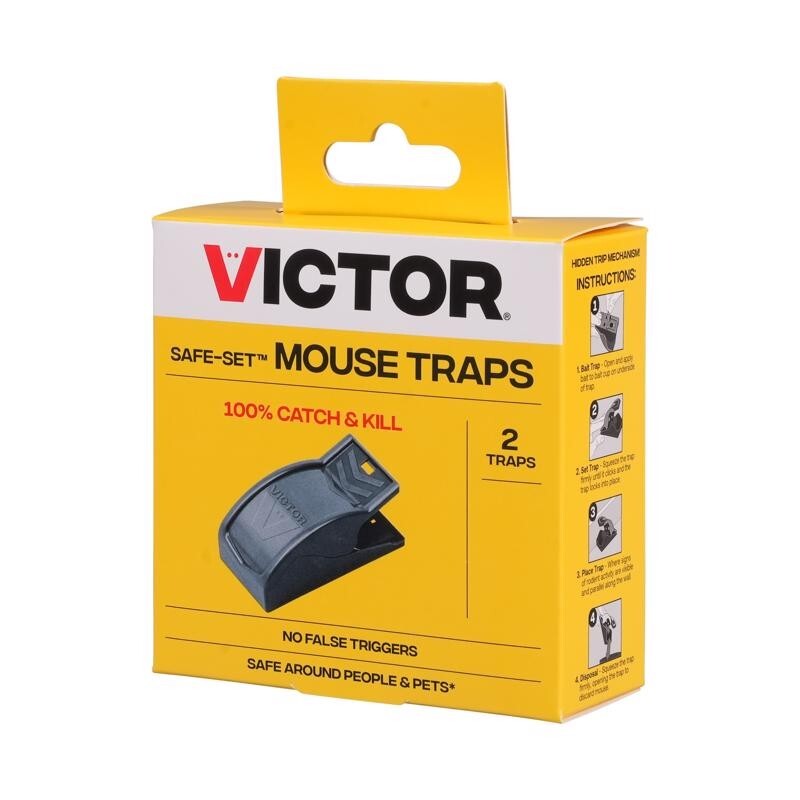 Victor Safe-Set Mouse Traps M070B - 2 TRAPS