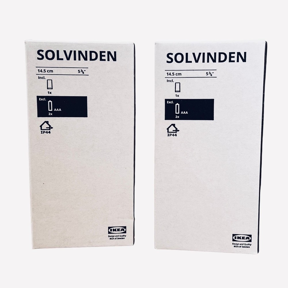 IKEA SOLVINDEN LED Decorative Light, table, Outdoor White, 5 3/4 "