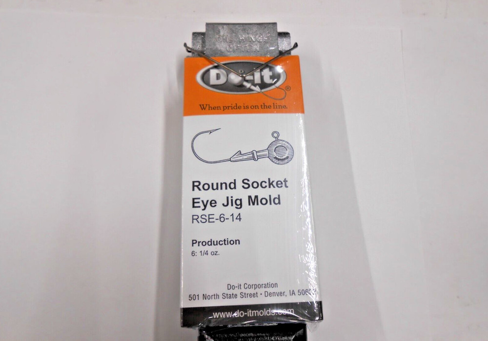 3345 Do-It Round Socket Eye Jig Mold 1/4 oz