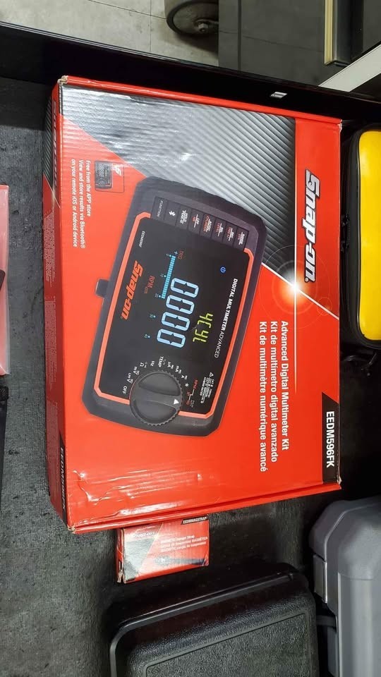 Snap-on Tools NEW Advanced Digital Multimeter Kit TRMS-APP EEDM596FK