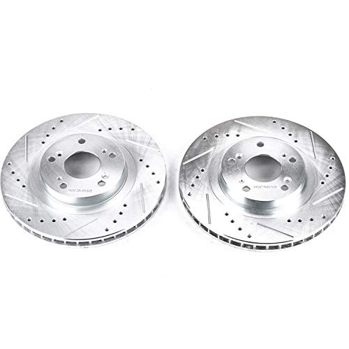 Power Stop JBR991XPR Front Evolution Drilled & Slotted Rotor Pair