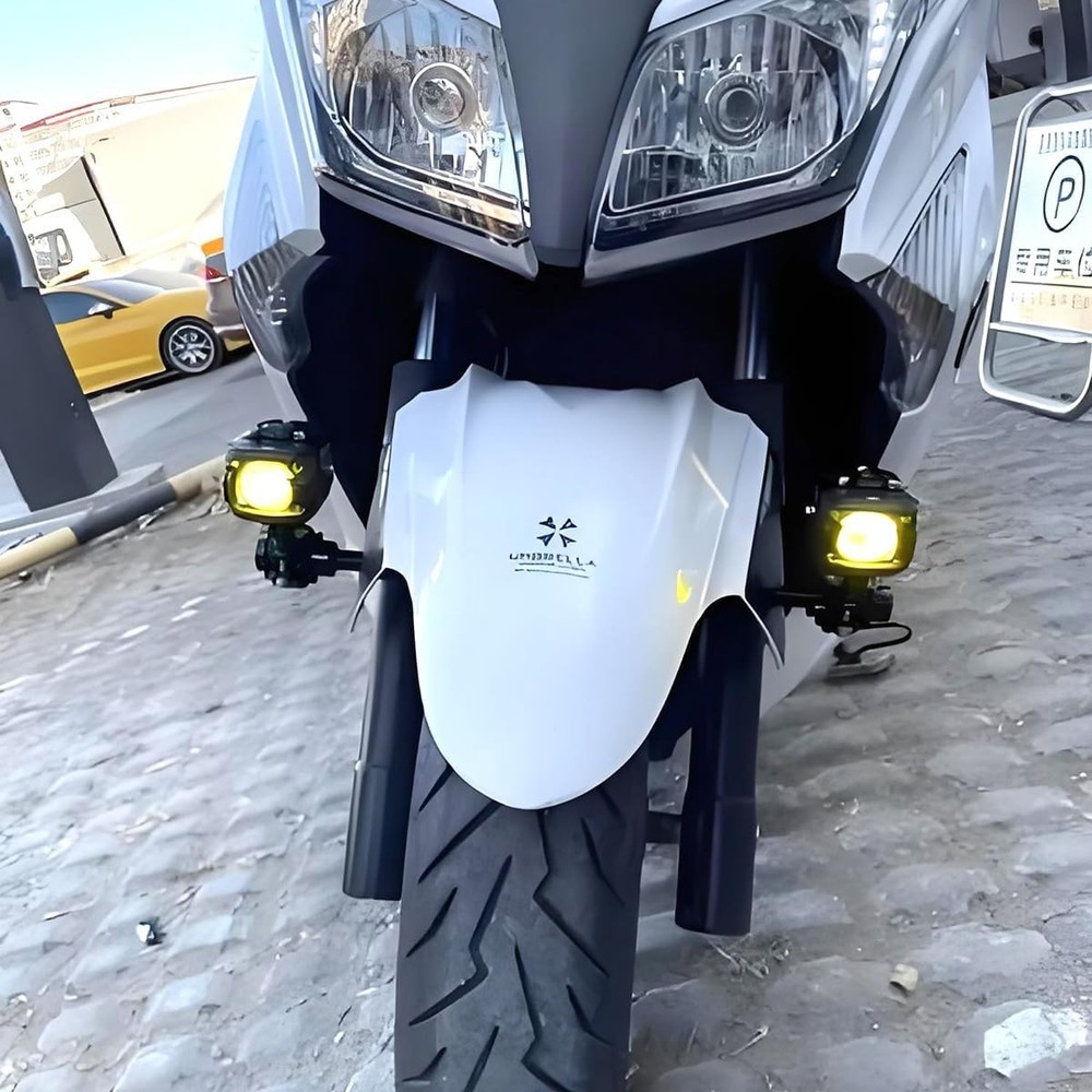 Universal Motorcycle Driving Light Mount Bracket M8/M6 for Enhanced Visibility