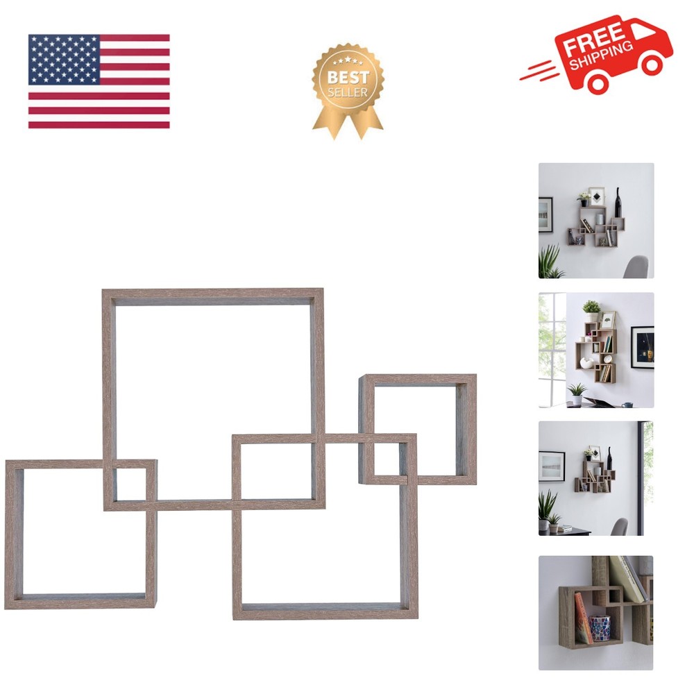 Intersecting Cube Shelves