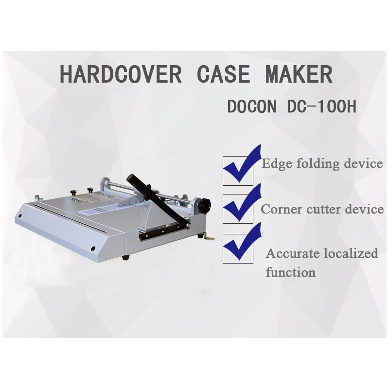 Enhanced A4 Size Hard Case Cover Maker Hardback Hardbound Menu Maker Machine