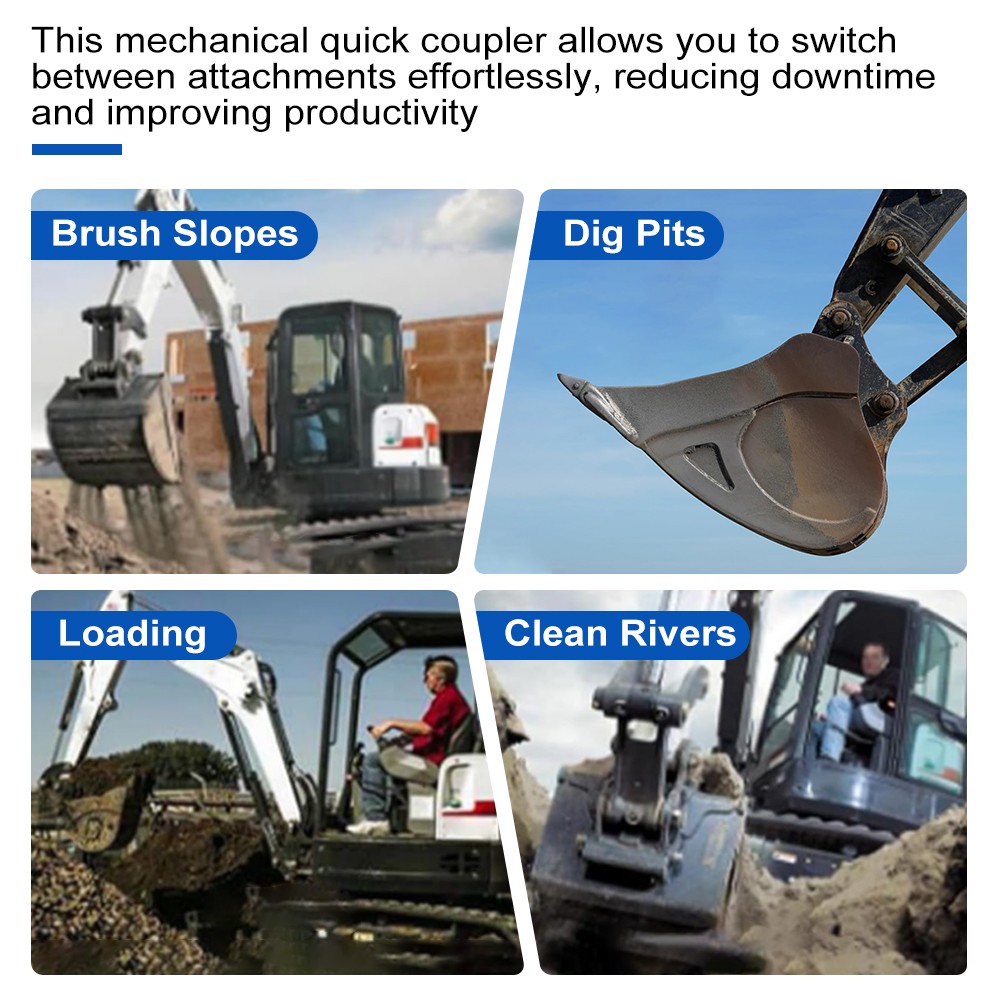 High Quality Quick Hitch Coupler Attachment For Mini Excavators Excavator Digger