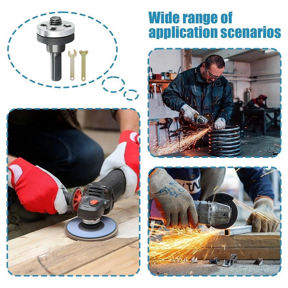 Angle Grinder Connector Workshop Maintenance Tools Drill Cutting Conversion1306
