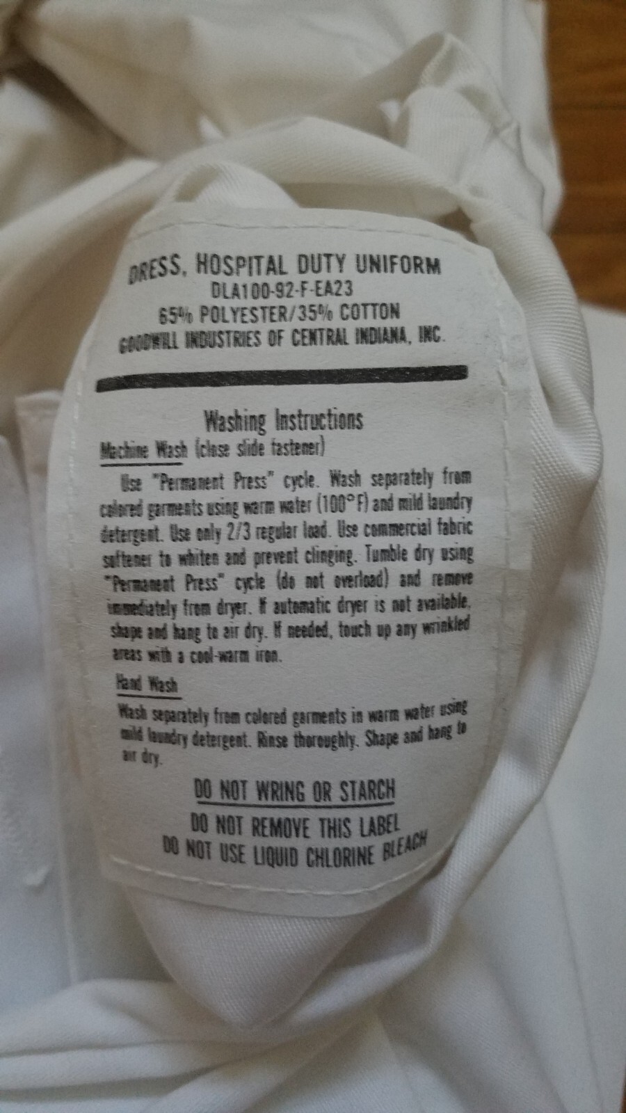 Vintage Womans nurse dress. Military Hospital Uniform Great Halloween costume