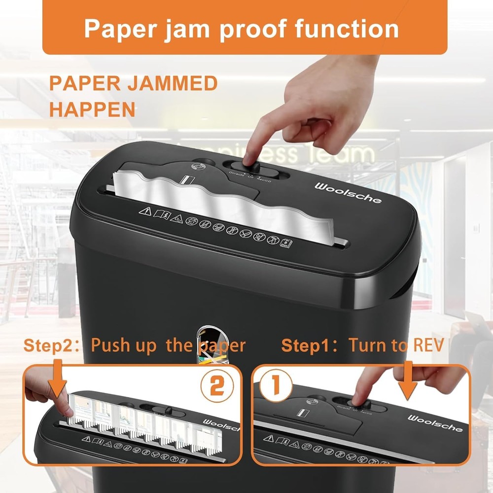 Home Office Paper Shredder, P-2 Security Level