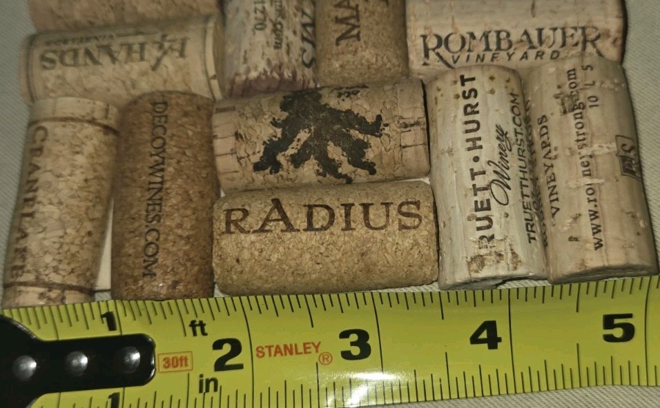 5" X 5" Wine Cork Trivet Pair