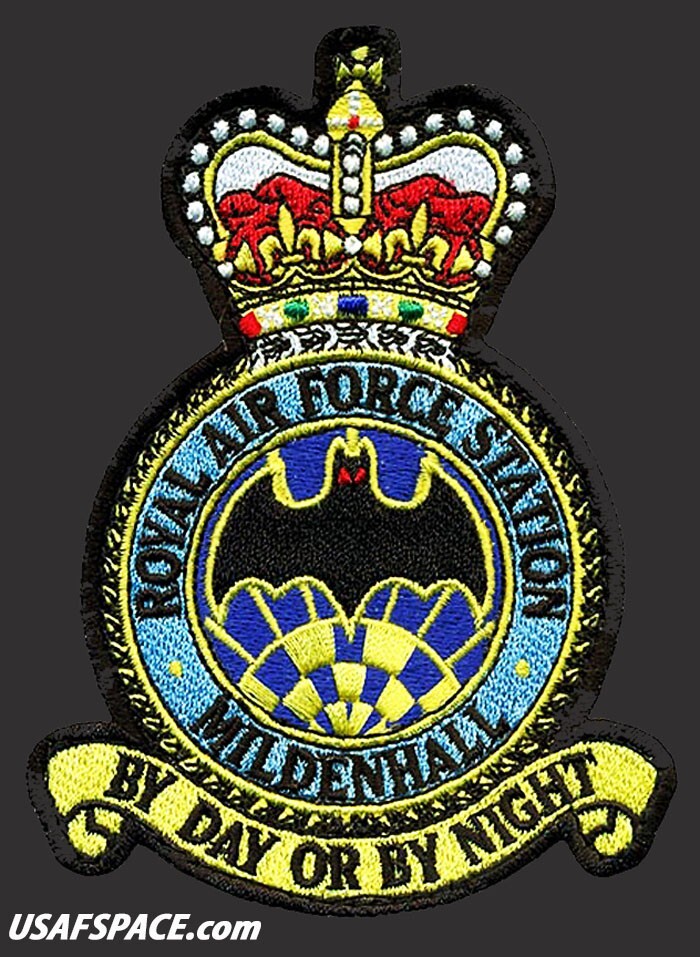 USAF 488TH INTELLIGENCE SQ -RAF MILDENHALL- ORIGINAL - 488 IS - 4.5" VEL PATCH