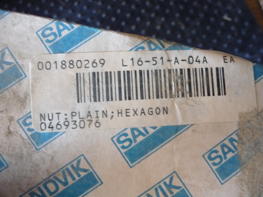 New Sandvik Spindle Lock Nut 04693076