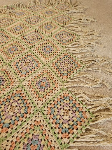 Bedspread Handmade with Bucilla Cotton