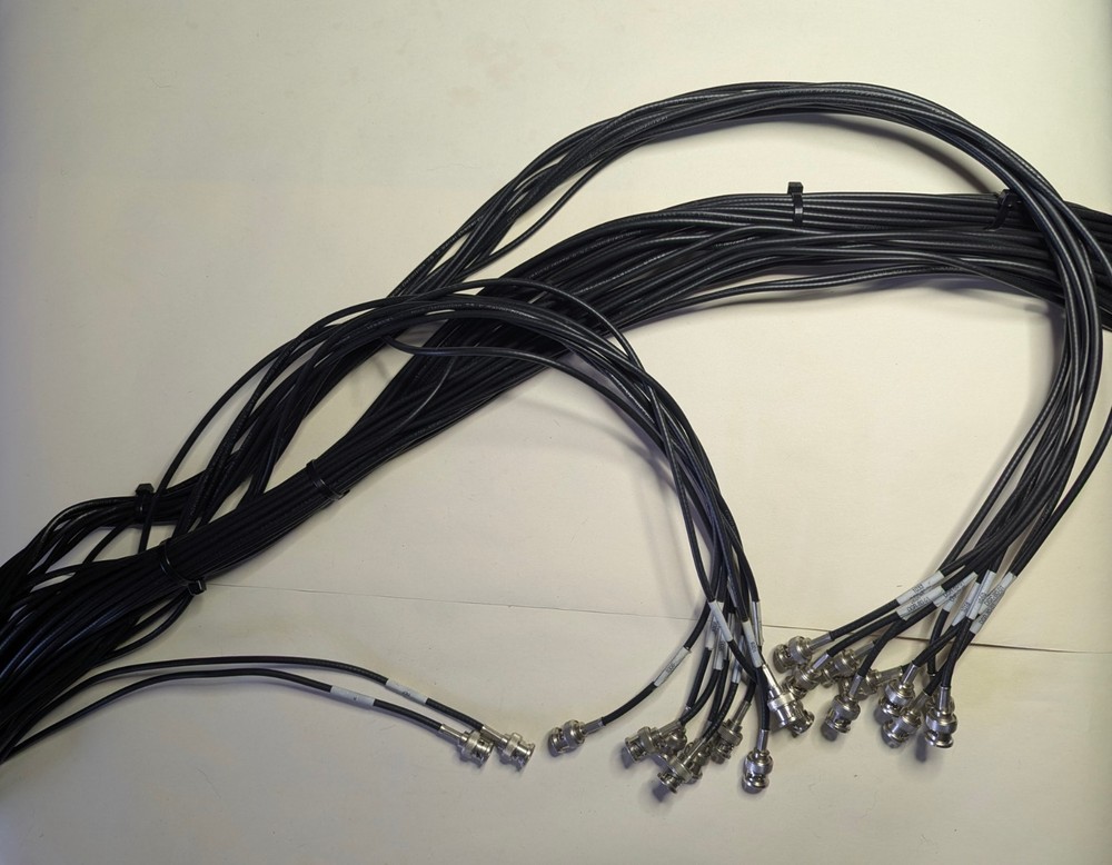 Gepco Video BNC bundle for patch panel, 47 Channels, 22ft - various lengths