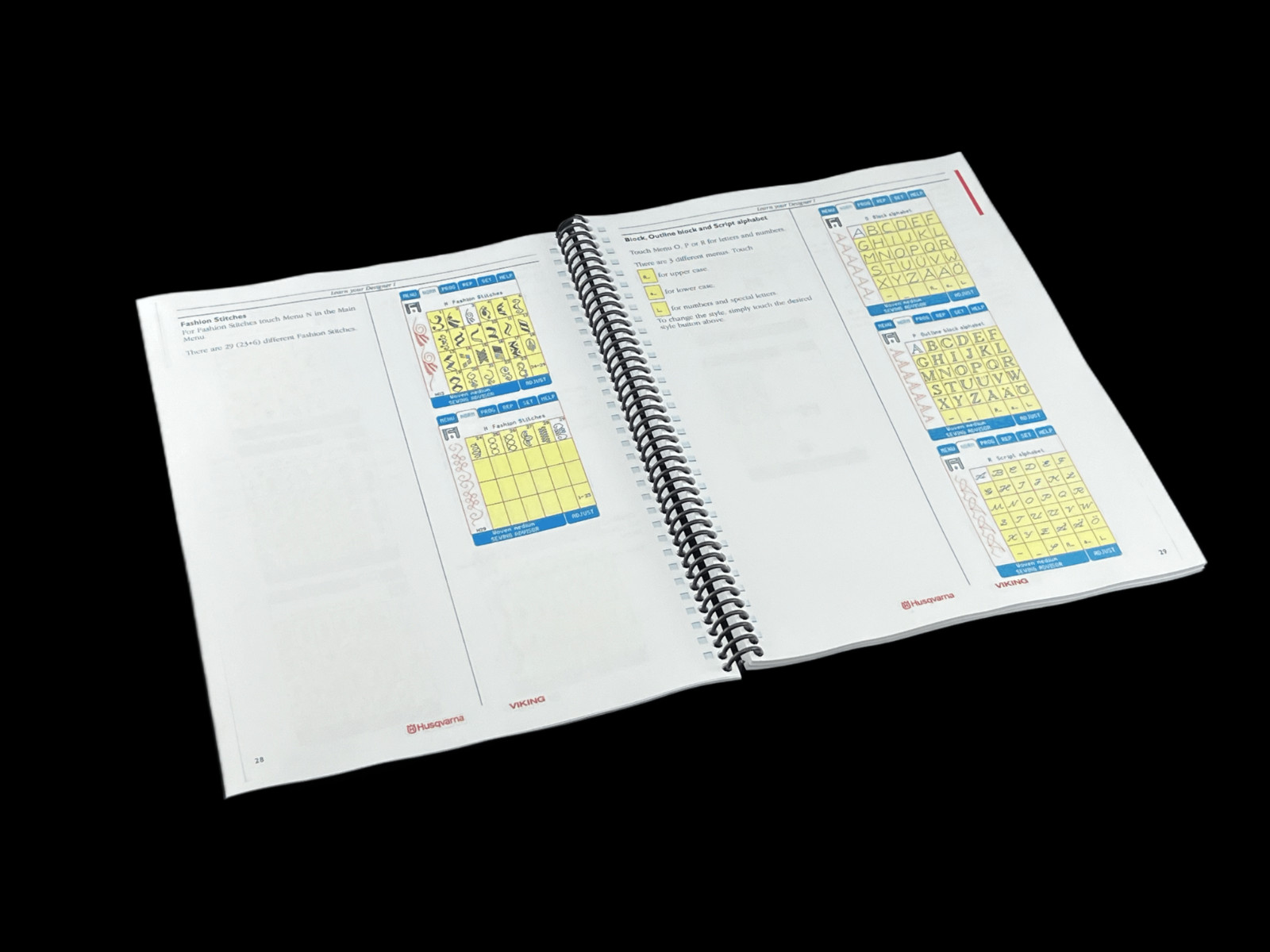 Husqvarna Viking Designer I 1 User Manual Instructions: Coil Bound 120 Pages