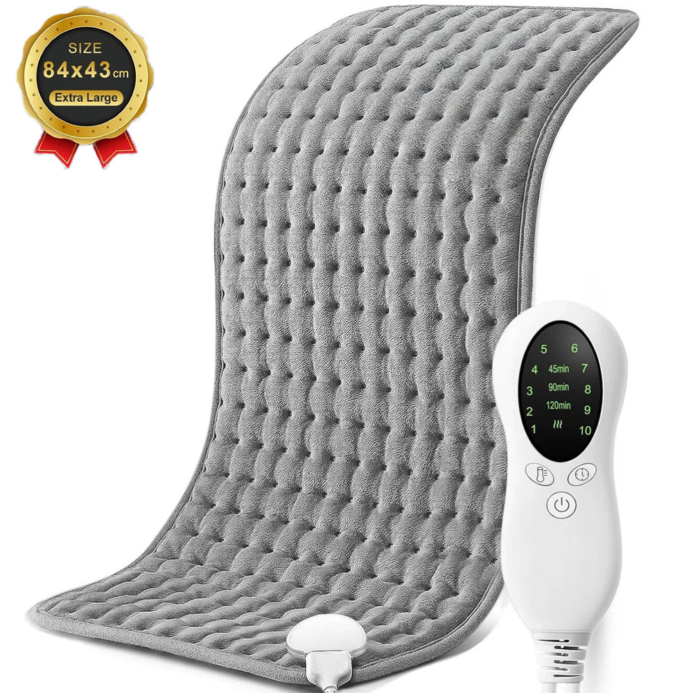 Heating Pad, 10 Heating Levels, 3 Timer Settings, 32.6"x 16.9"