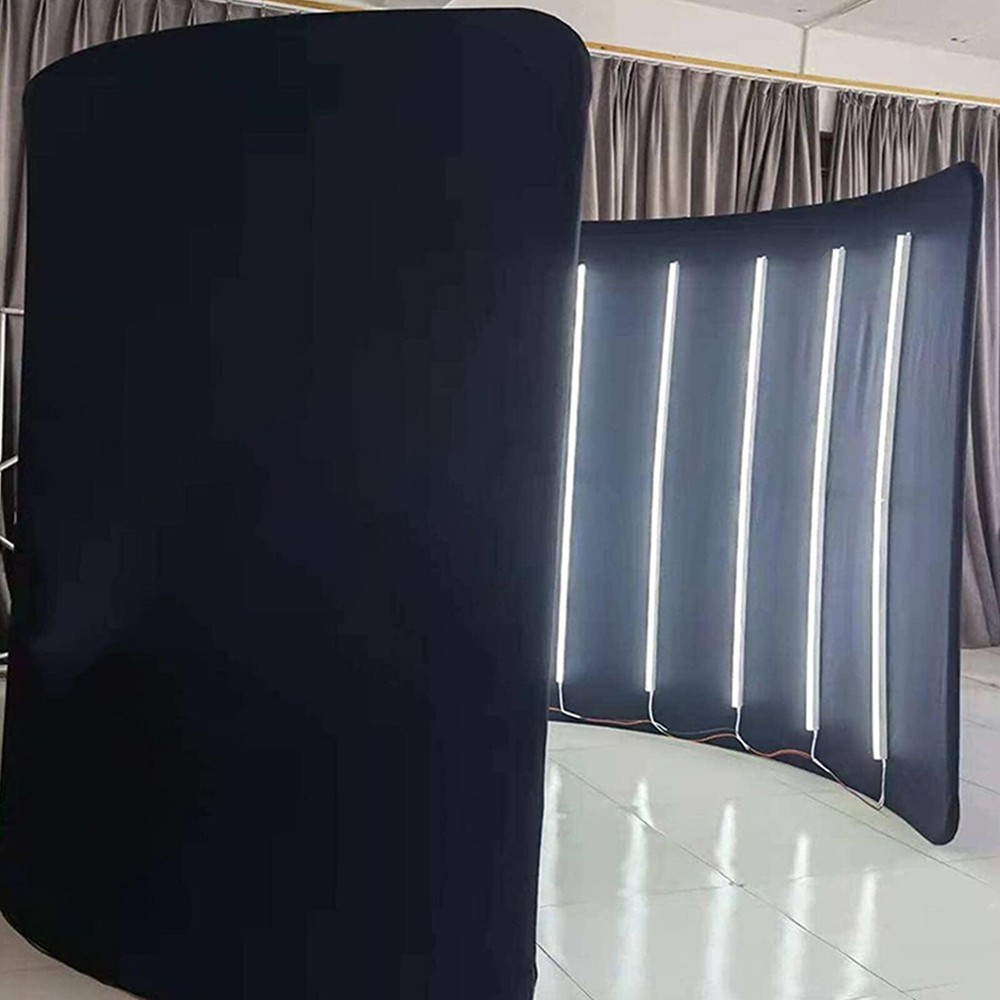 8'W x 8'H 360 Photo Booth Backdrop Frame LED Backdrop Enclosure For Studio