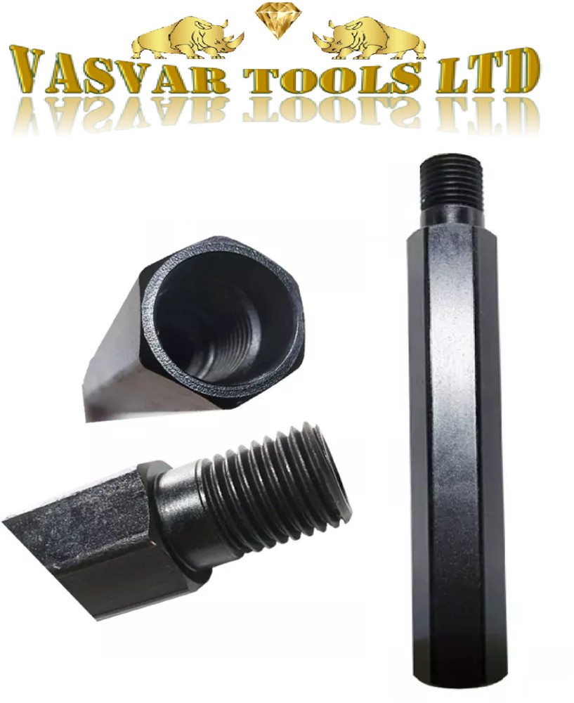 Core Drill extension rod 1-1/4" thread for diamond core drill bits