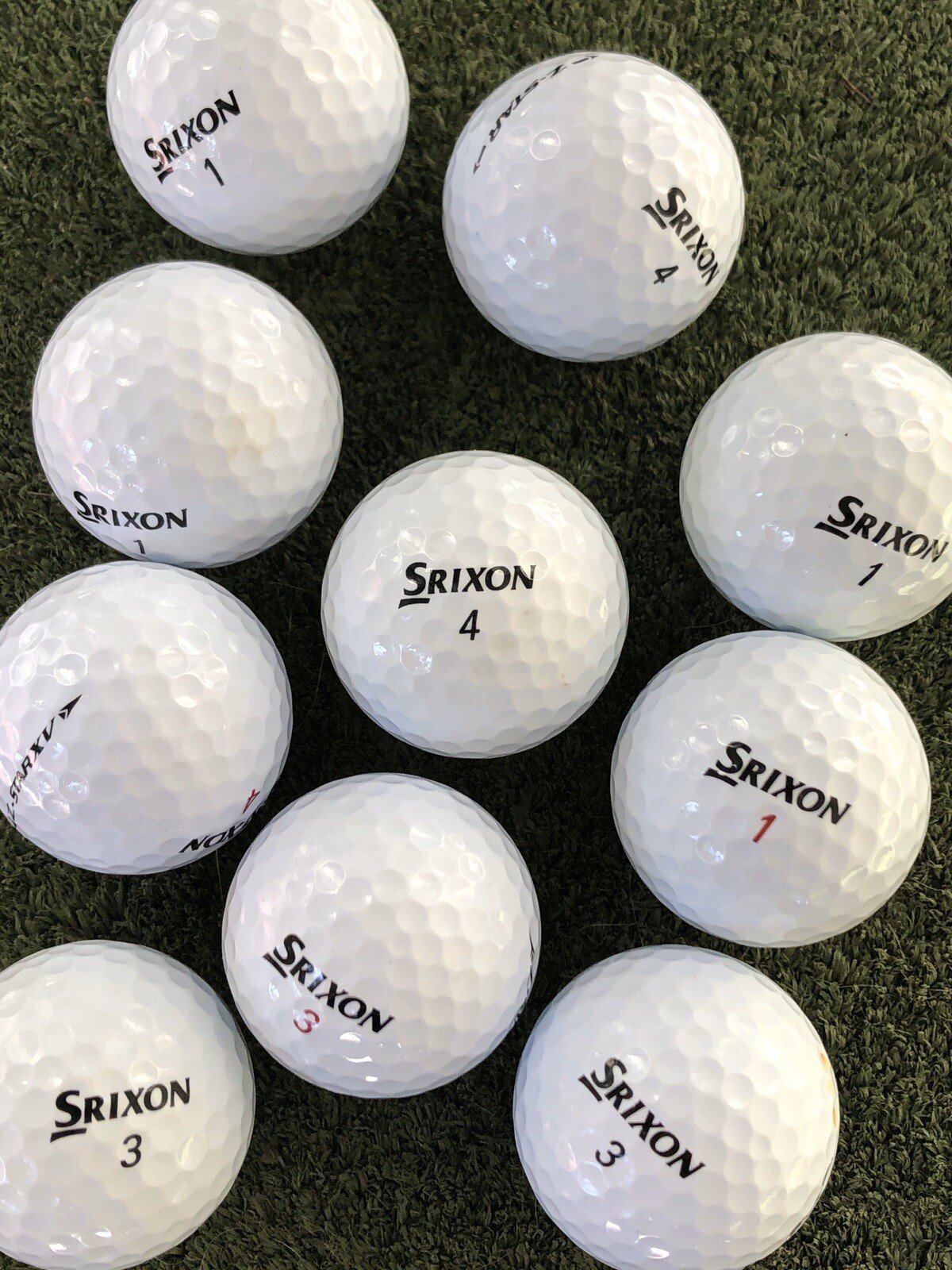 50 Srixon Z Star / S /XV 4A  AAAA Near Mint Used Golf Balls