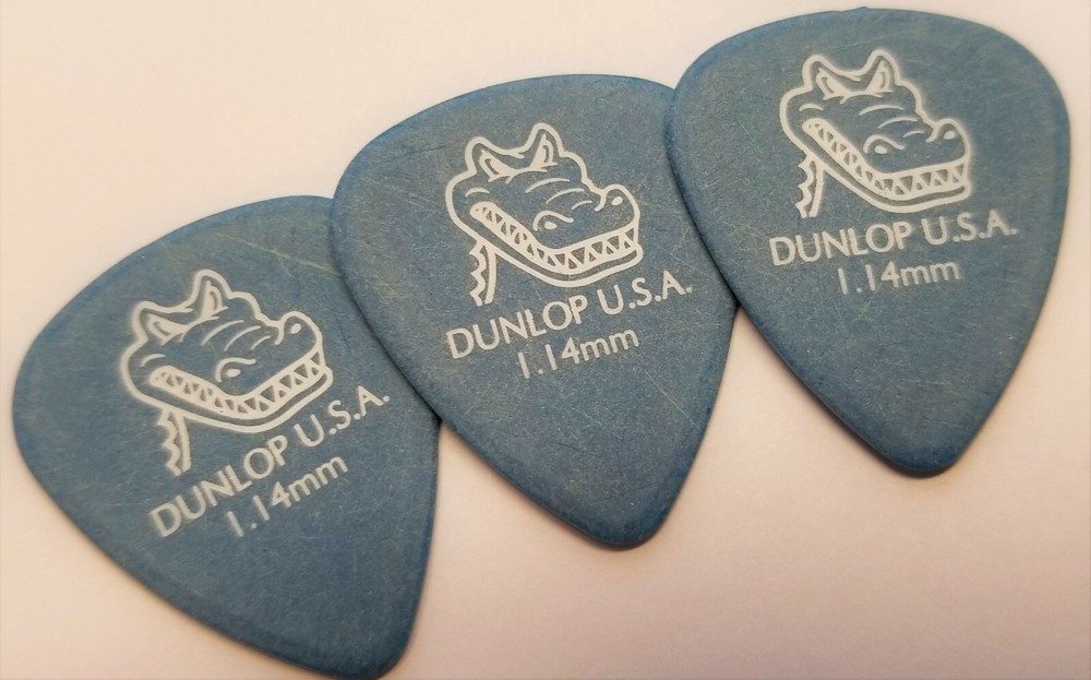 JimDunlop 417P - Gator Grip Guitar Picks.1.14  3Pk