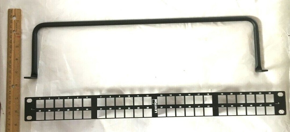 Panduit 1RU High-Density Universal Patch Bay Panel E2X1F-S48 1C48V0 New