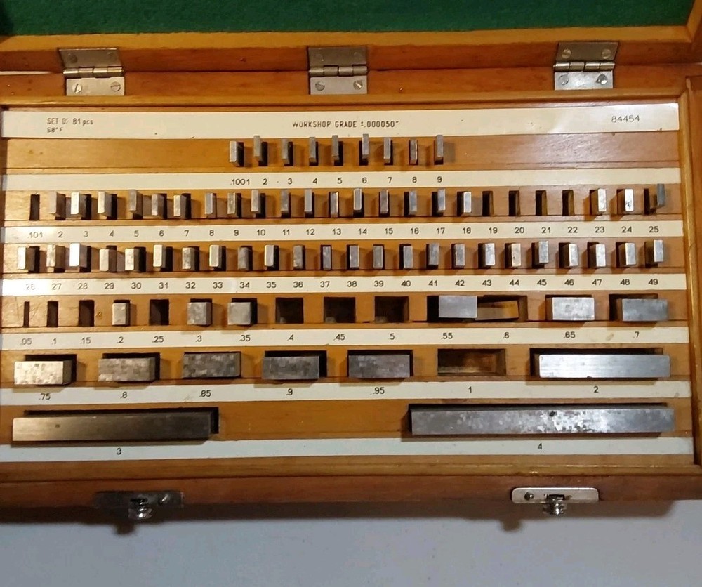 Used Precision Test Block Set.