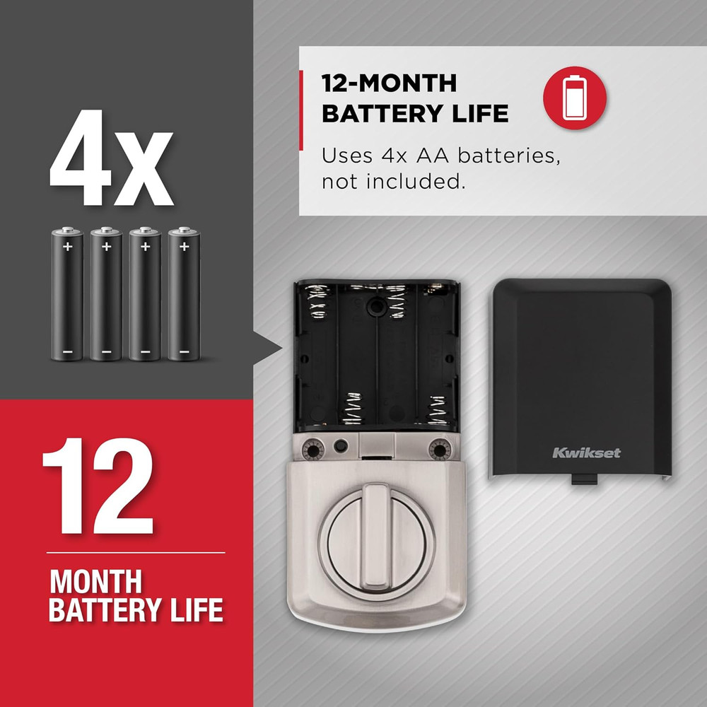 Smartcode 270 Keyless Entry Electronic Touchpad Deadbolt Door Lock with Auto-Loc