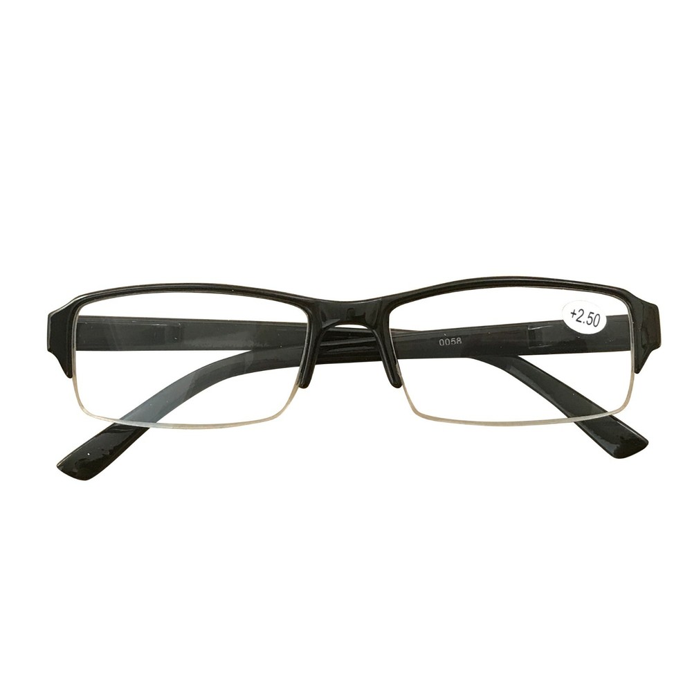 4 Pack Mens Half Frame Blue Light Blocking Reading Glasses Spring Hinge Readers