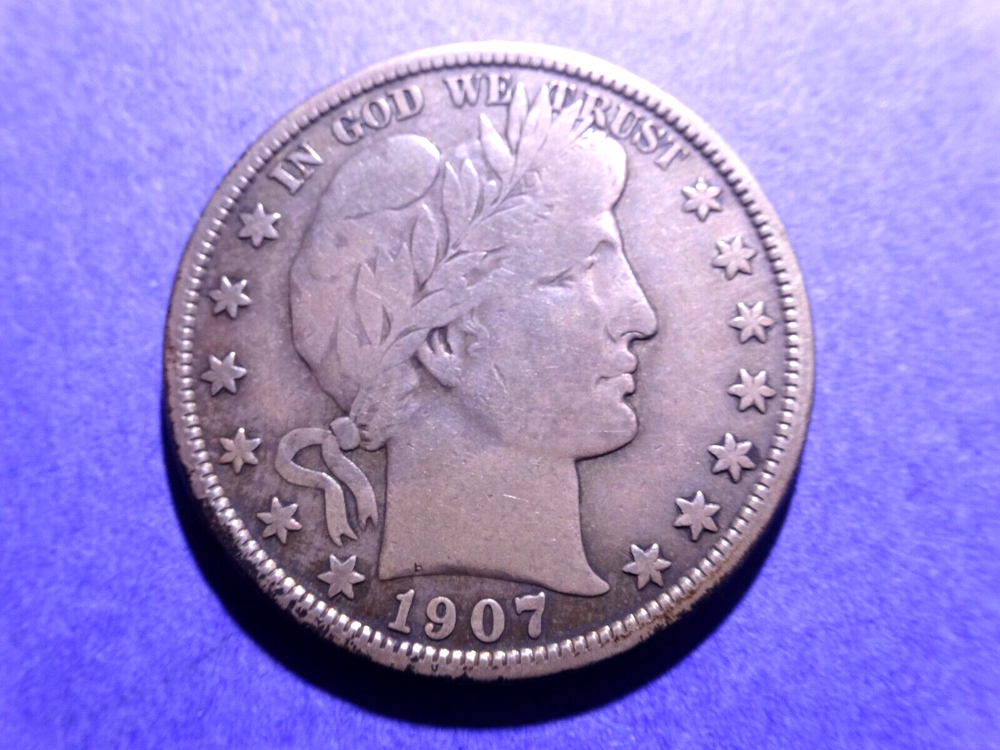 1907-O Barber Half Fine