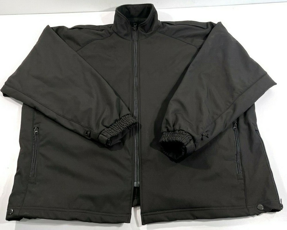 NWT LARGE TALL GERBER OUTERWEAR 51S3 WARRIOR SOFTSHELL LINER JACKET BLACK