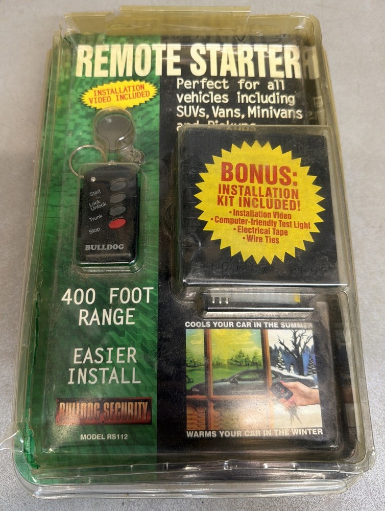 BULLDOG SECURITY Remote Starter, Keyless Entry & Remote RS112