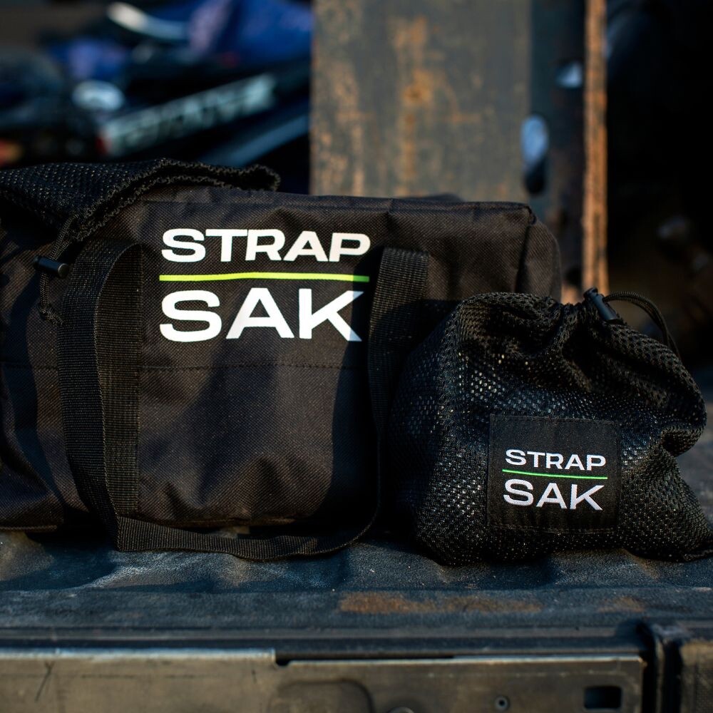 STRAP SAK Ratchet Strap Storage Bag Complete Set