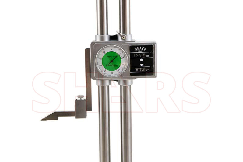 PRECISION DOUBLE DUAL BEAM 18" DIAL HEIGHT GAGE .001" R]