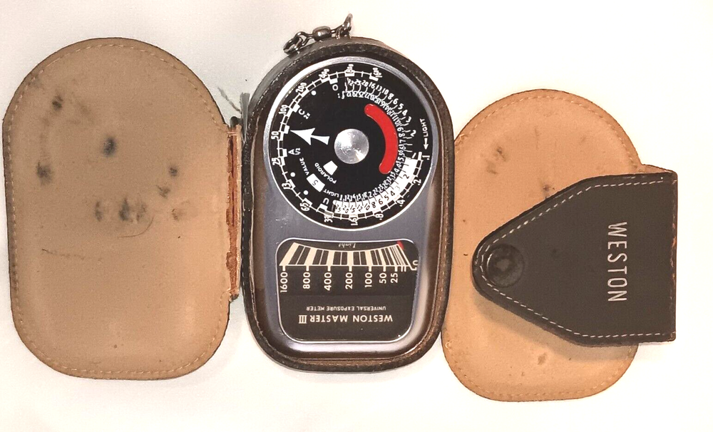 Weston Master III Exposure Meter in Leather Case Model 737