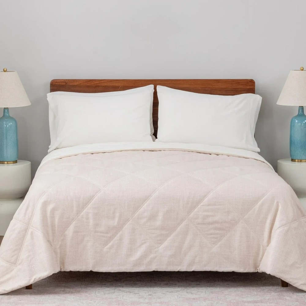 Berkshire Herringbone Microfiber Down Alternative Blanket - 100% Polyester