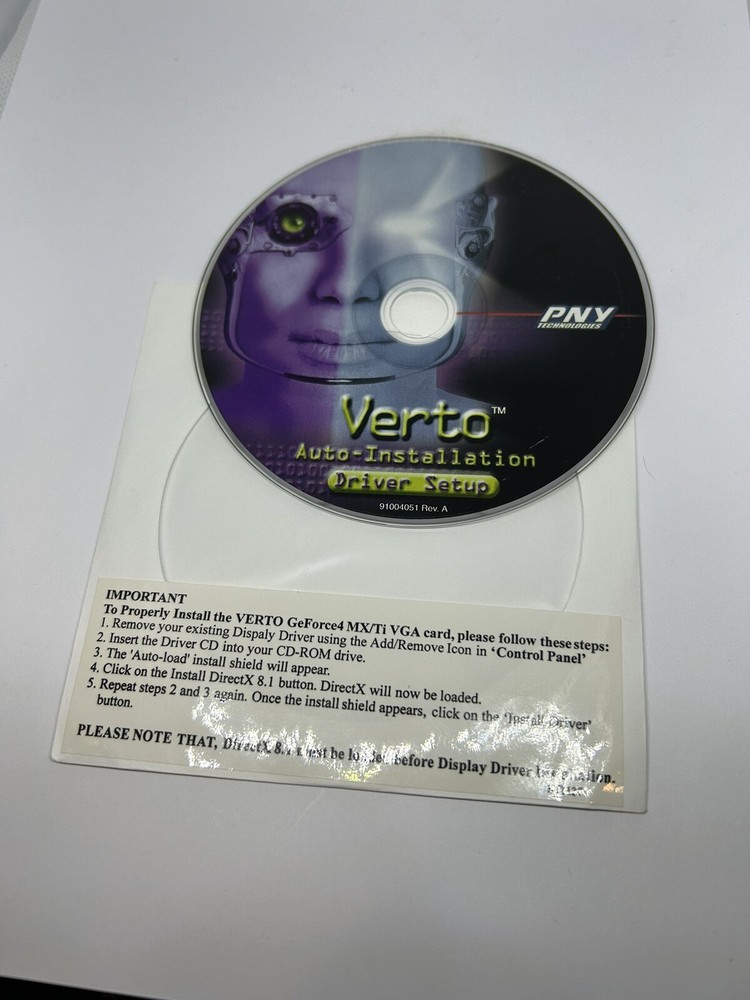 Verto Auto Installation PNY Driver Setup