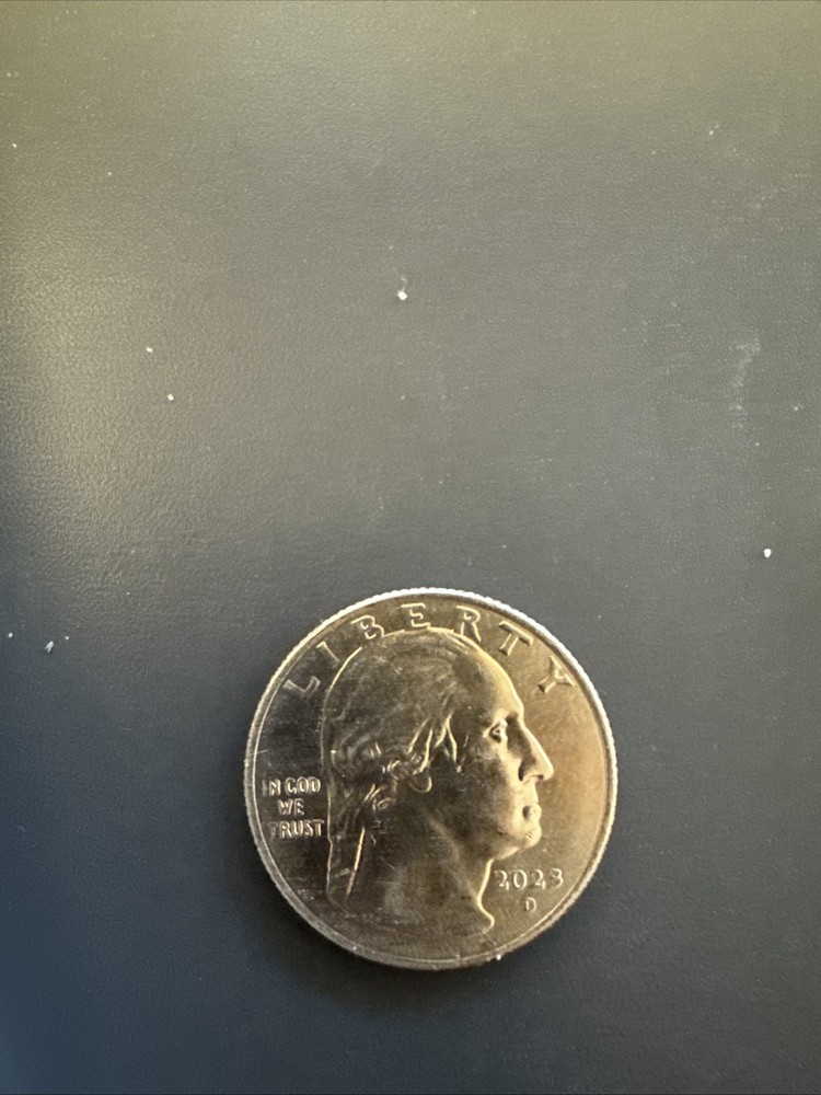 Rare MARIA TALLCHIEF Quarter 2023 D mint Error Coin Reading "In Cod We Trust"