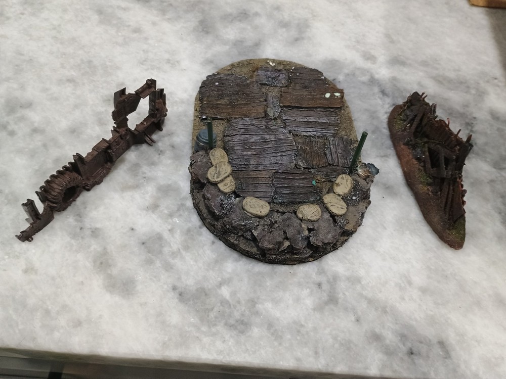 warhammer 40k terrain scenery lot custom