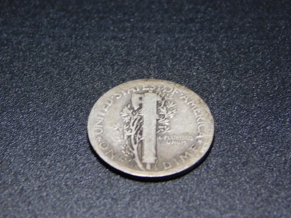 OLD SILVER US COIN 1925 S MERCURY DIME