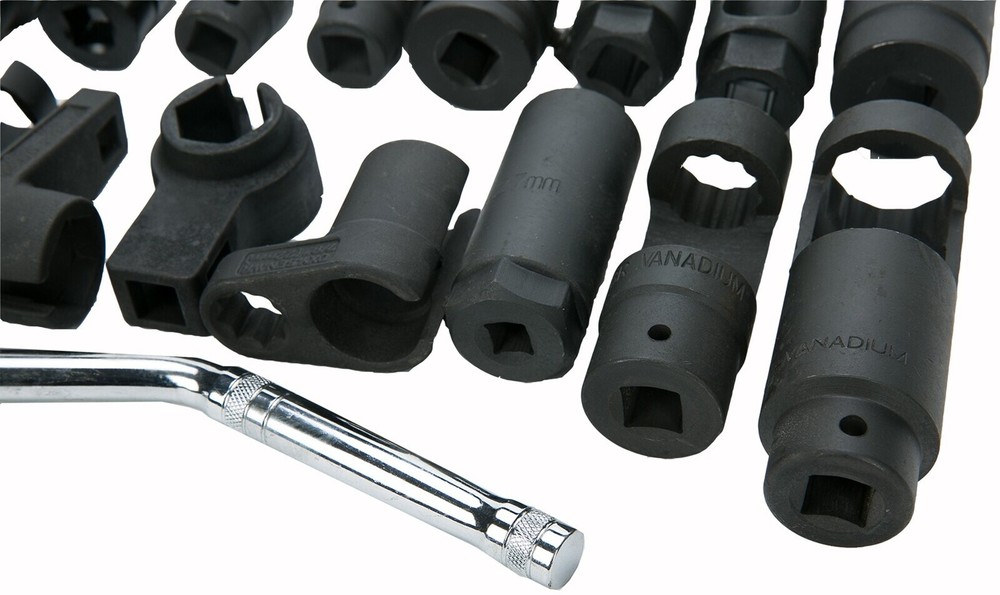 21pc Oxygen O2 Sensor Socket Set Oil Pressure Sending Unit Socket Removal Tools