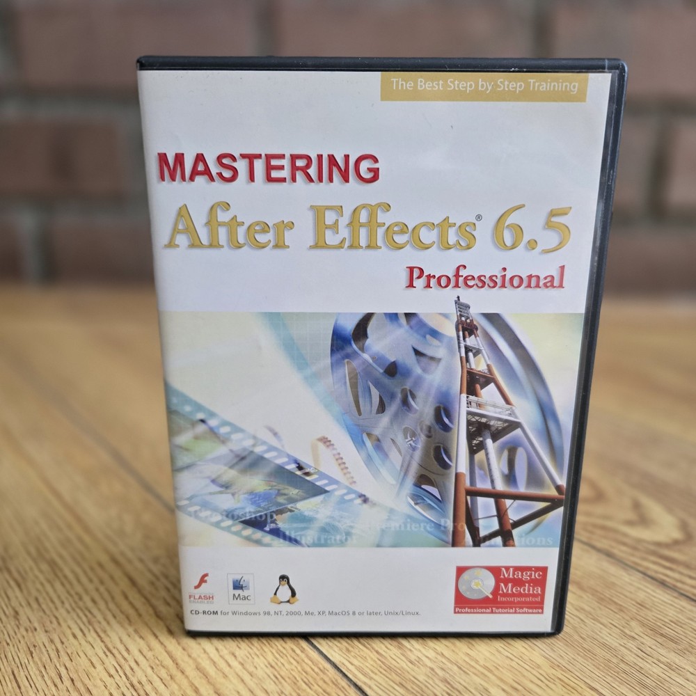 Mastering After Effects 6.5 Professional (CD-ROM 2004) WINDOWS XP, MacOs, LINUX